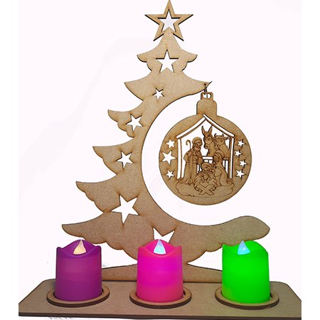 Arbolito Navideño MDF